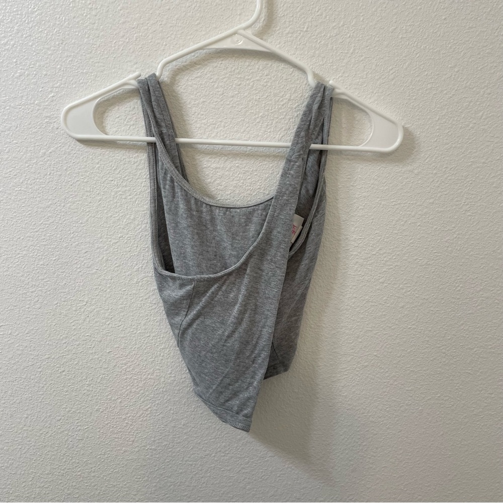 Henri girl tank top gray medium